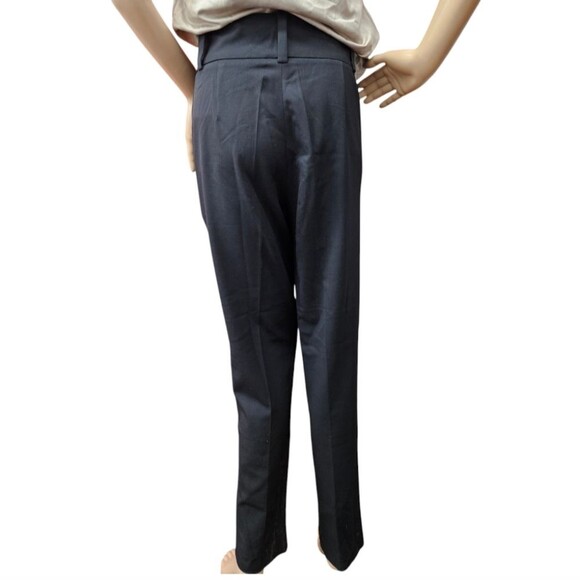 Maje Wool Blend Trousers in Black - Picture 4 of 10